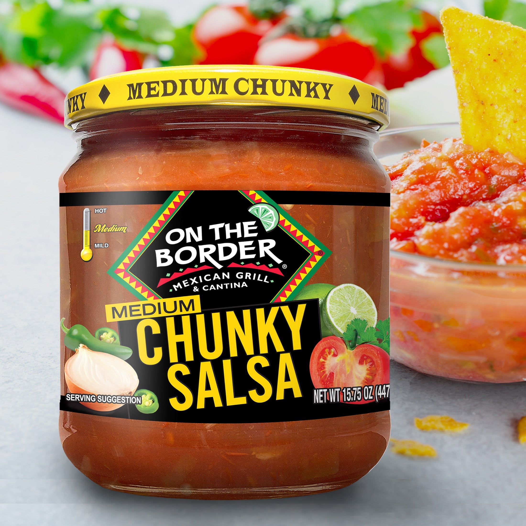 On The Border Salsa Chunky Medium