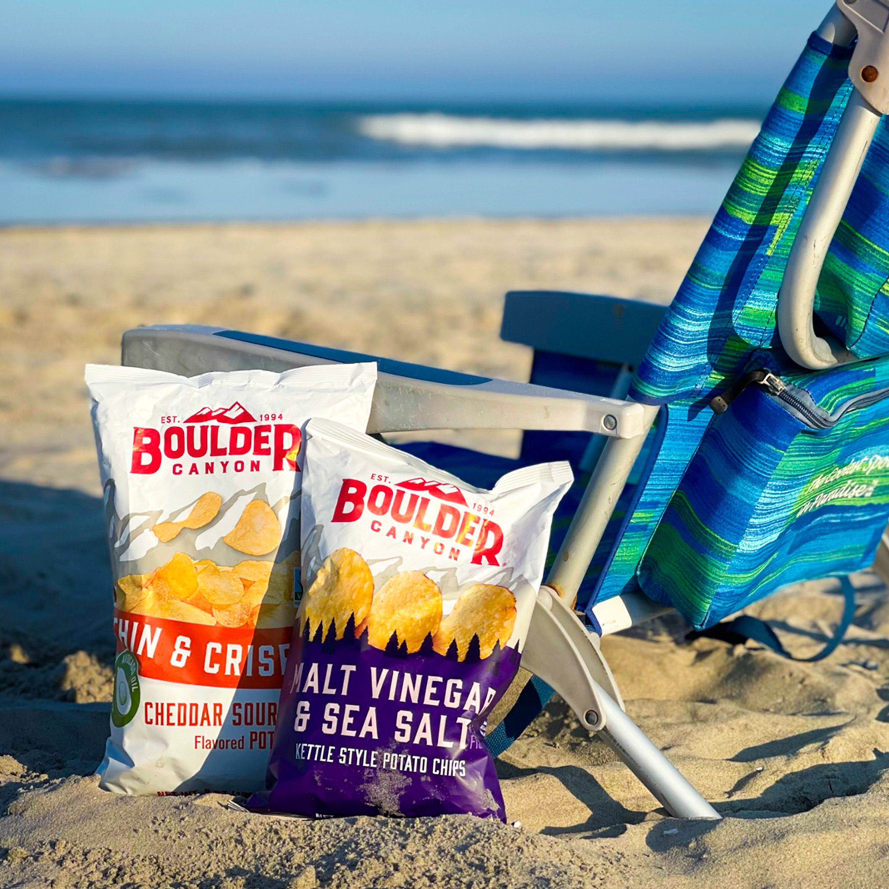 Boulder Canyon Kettle Potato Chips Malt Vinegar & Sea Salt