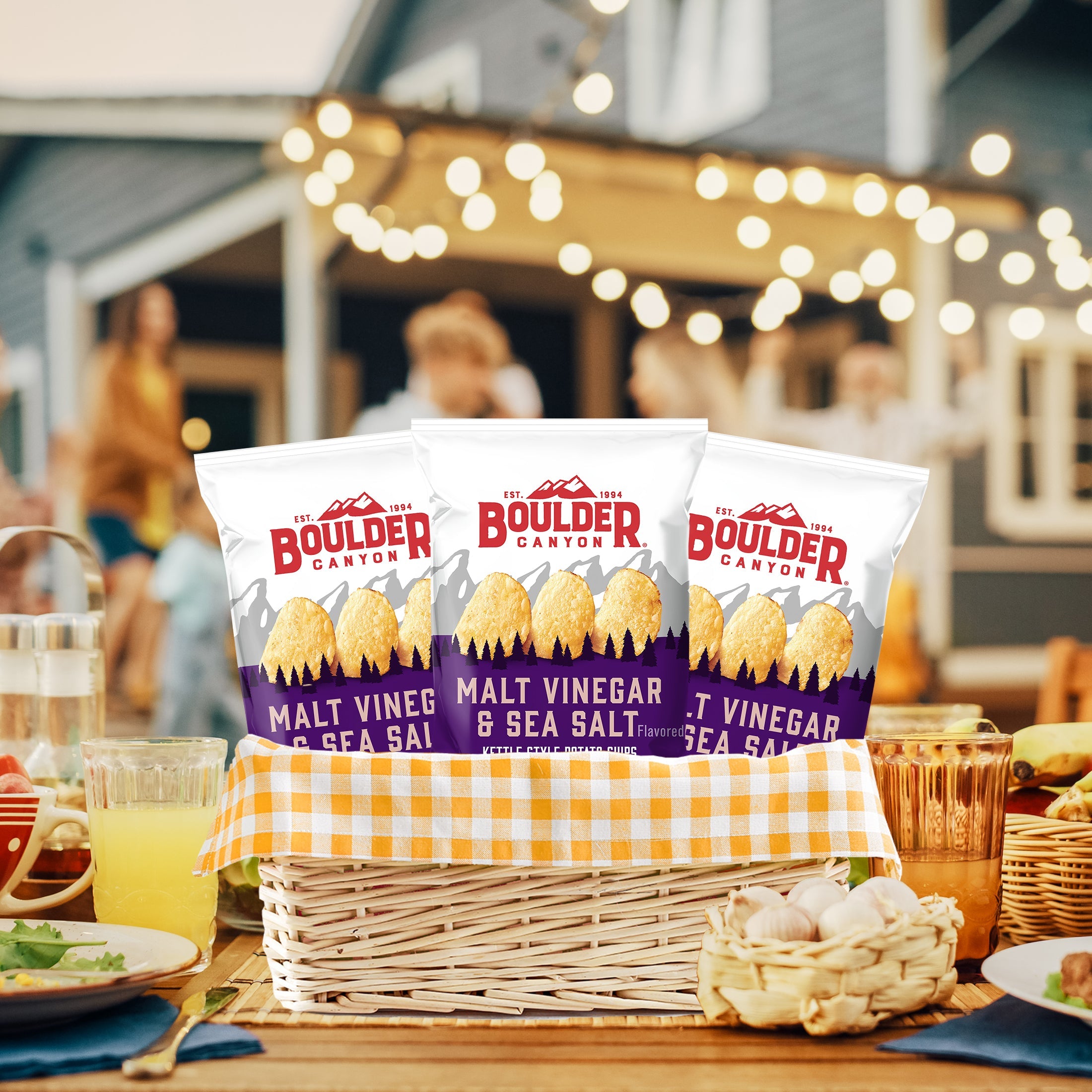 Boulder Canyon Kettle Potato Chips Malt Vinegar & Sea Salt