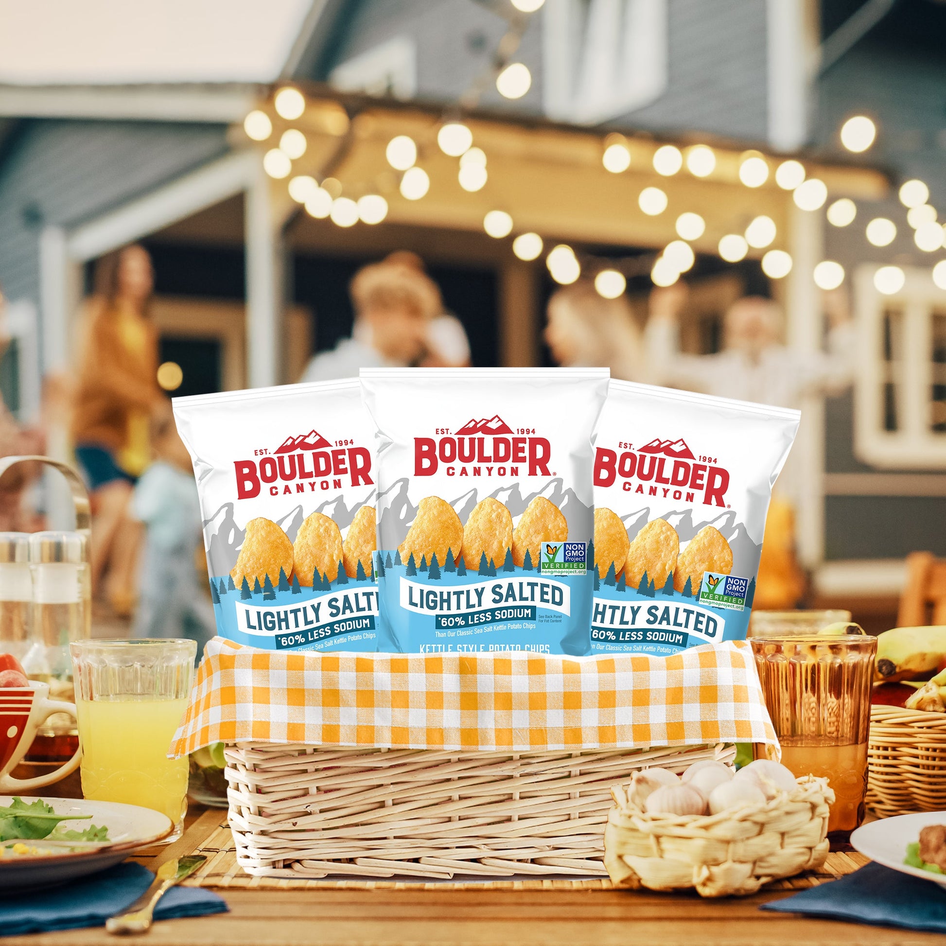 Boulder Canyon Kettle Potato Chips 60% Less Sodium