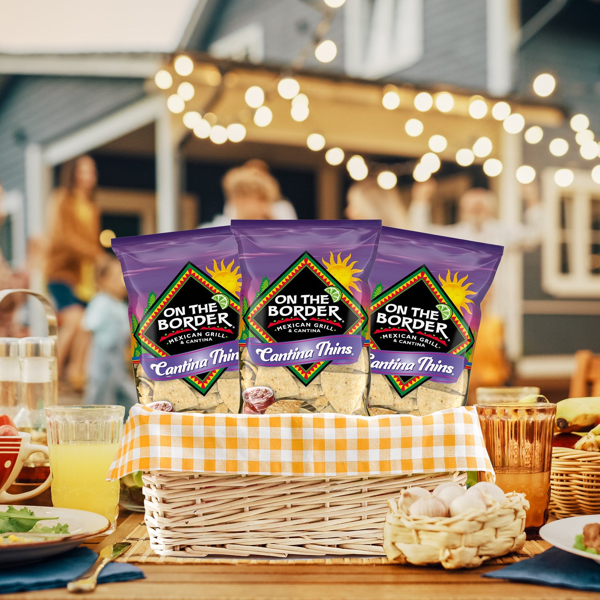 On The Border Cantina Thins Tortilla Chips