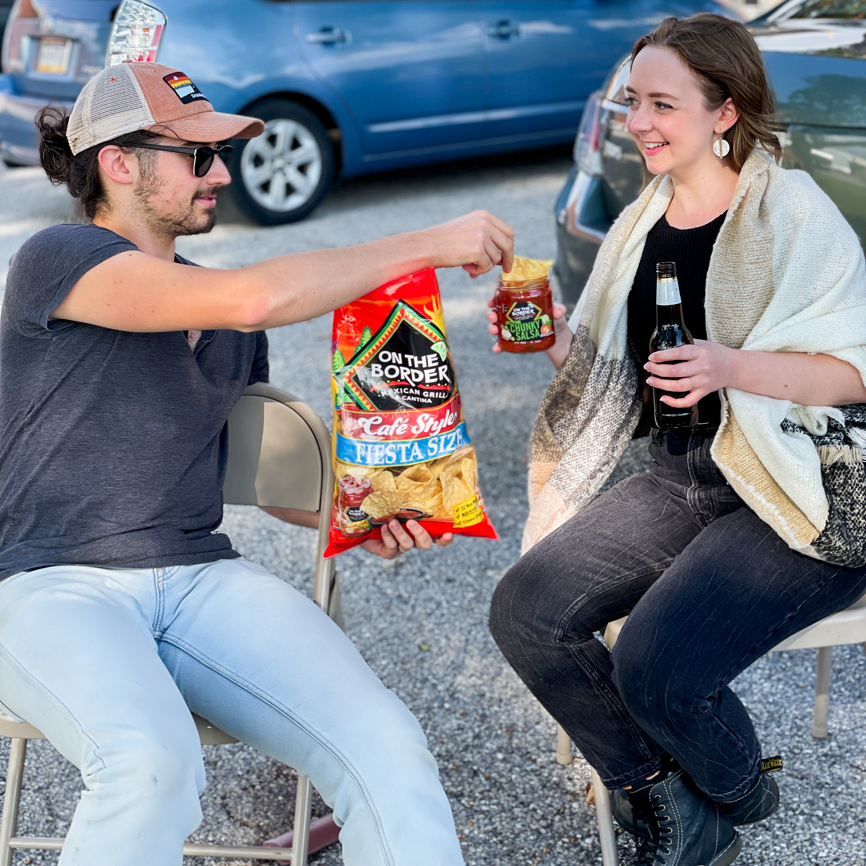 On The Border Tortilla Chips Café Style