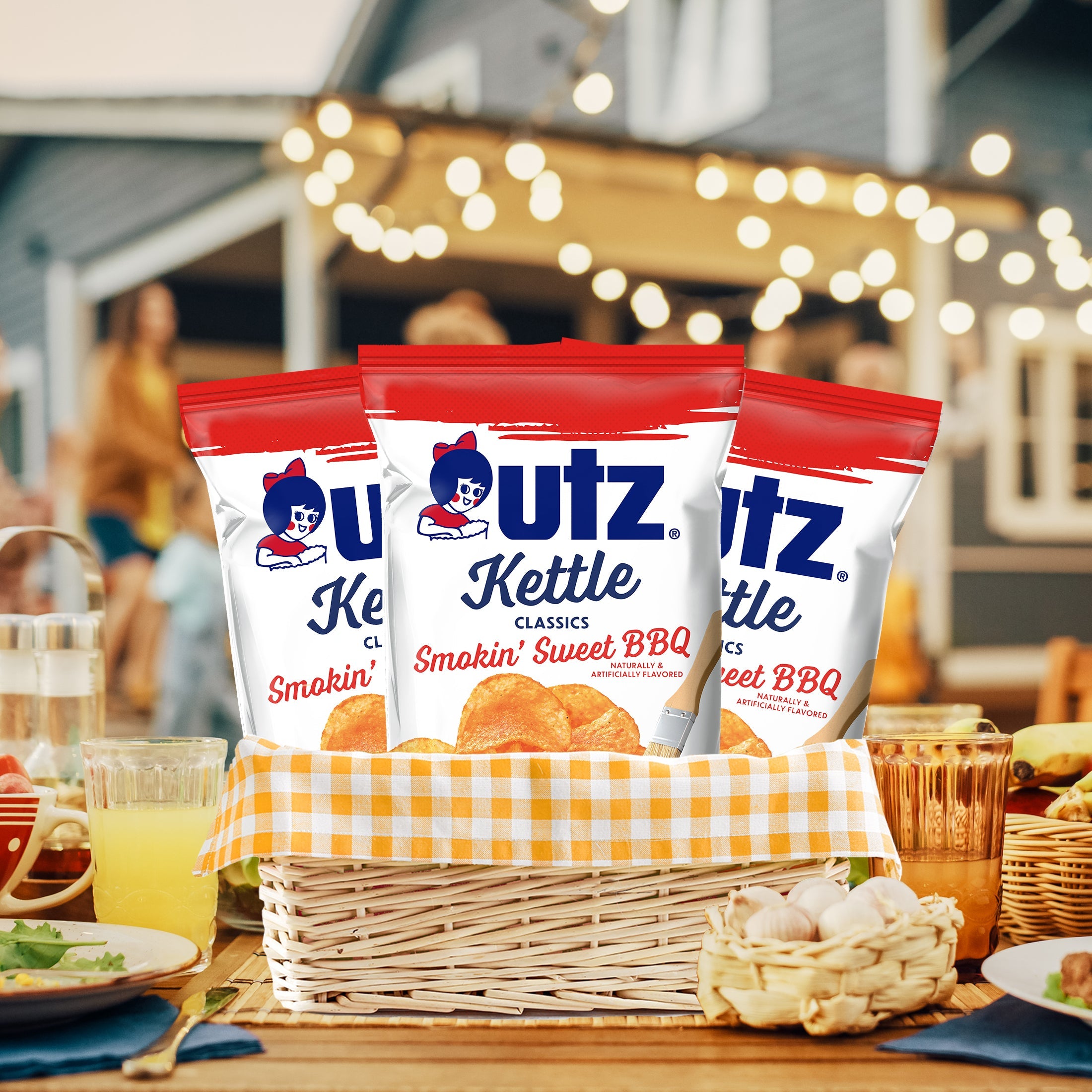 Utz Kettle Classics Potato Chips Smokin Sweet BBQ