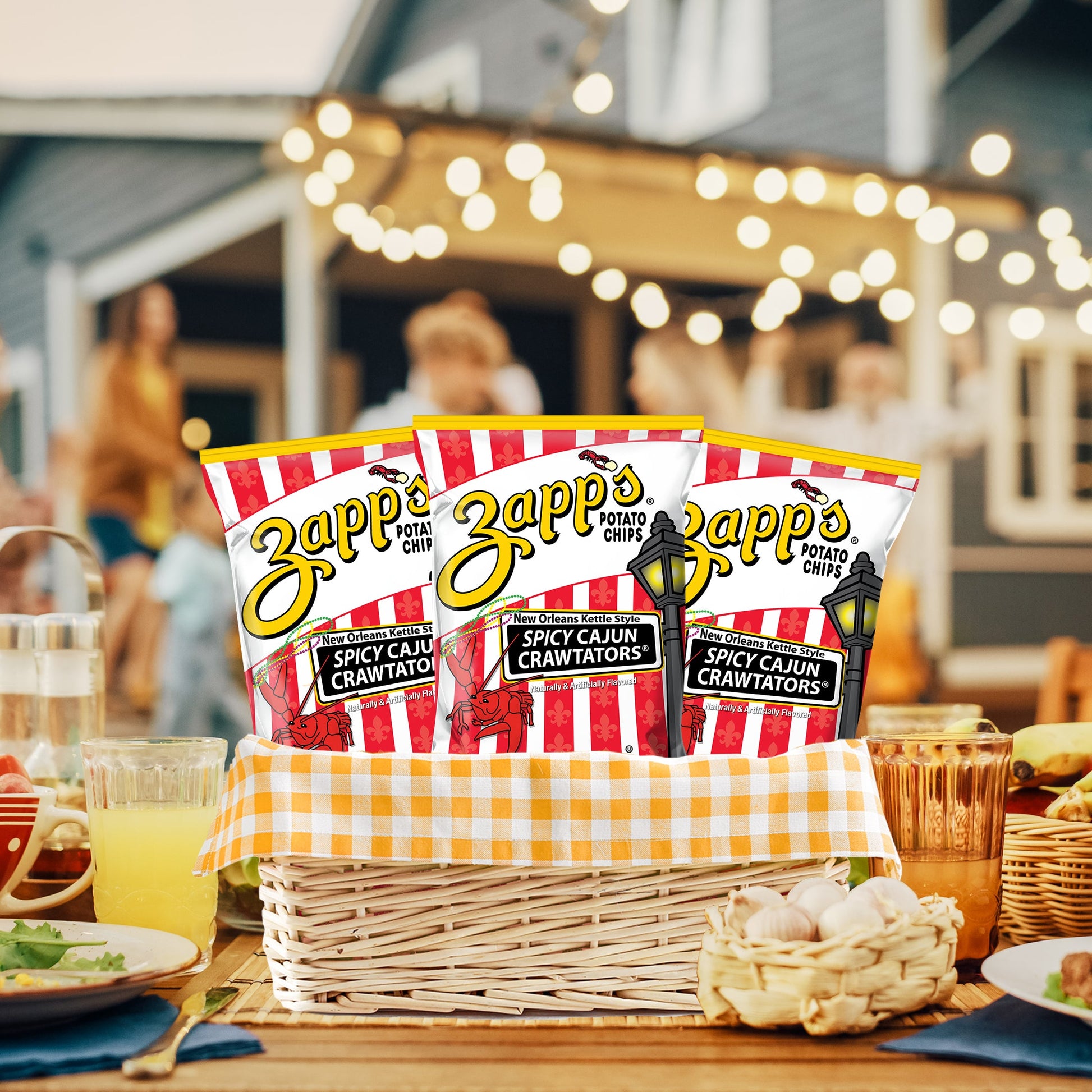 Zapp's Kettle Potato Chips Spicy Cajun Crawtators