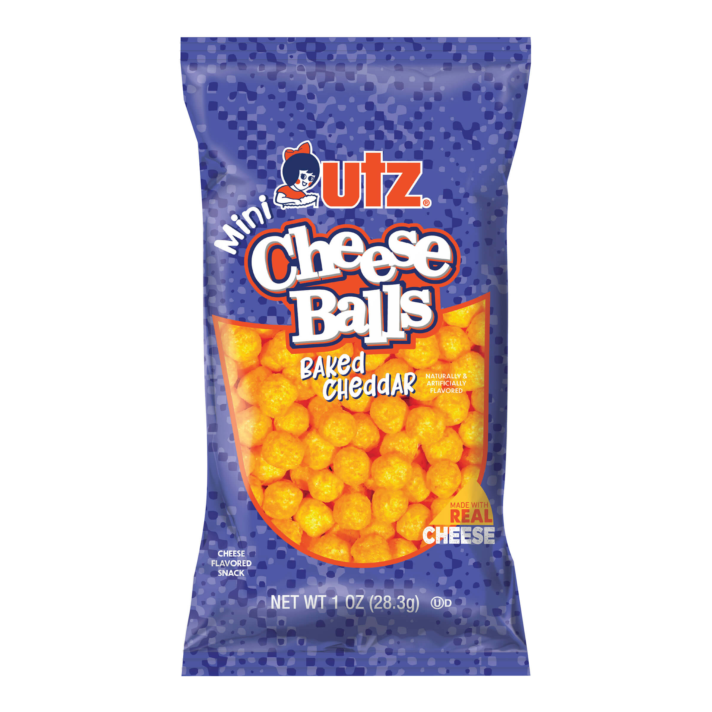 Utz Baked Cheddar Mini Cheese Balls
