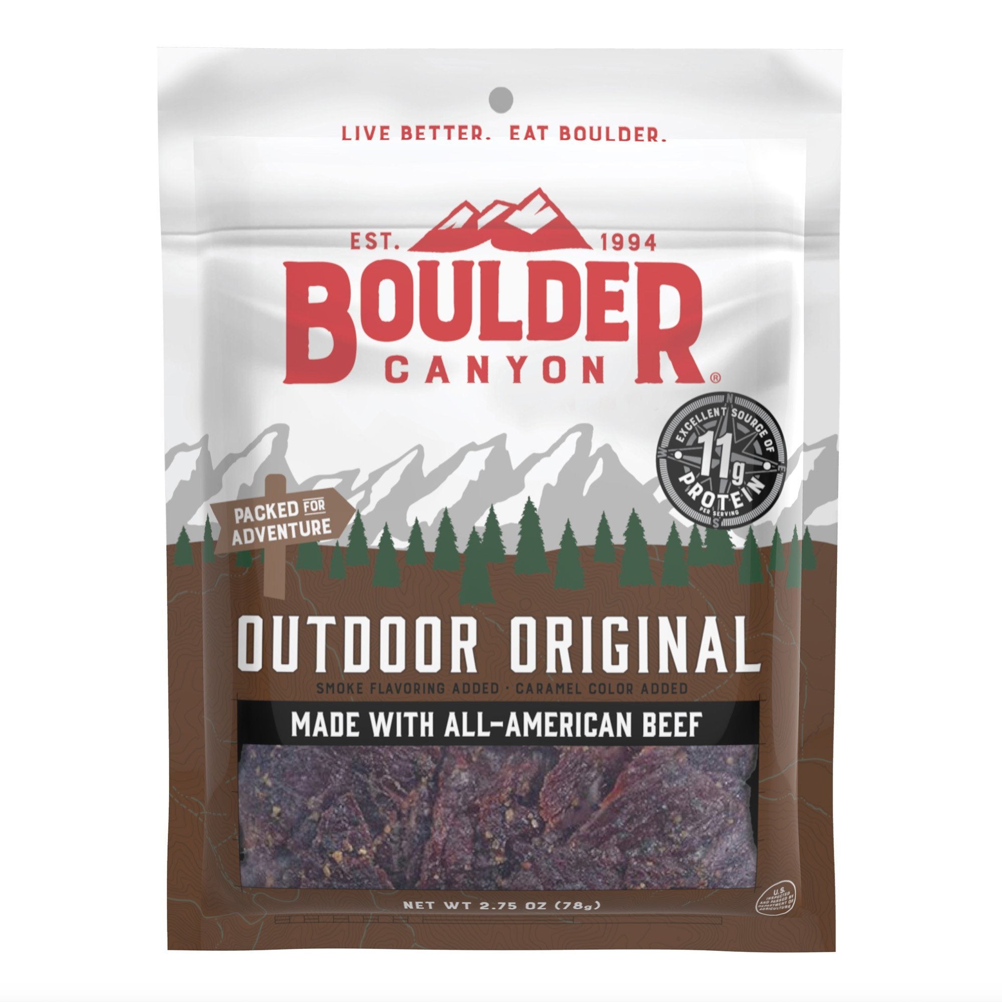 Boulder Canyon Beef Jerky Outdoor Original