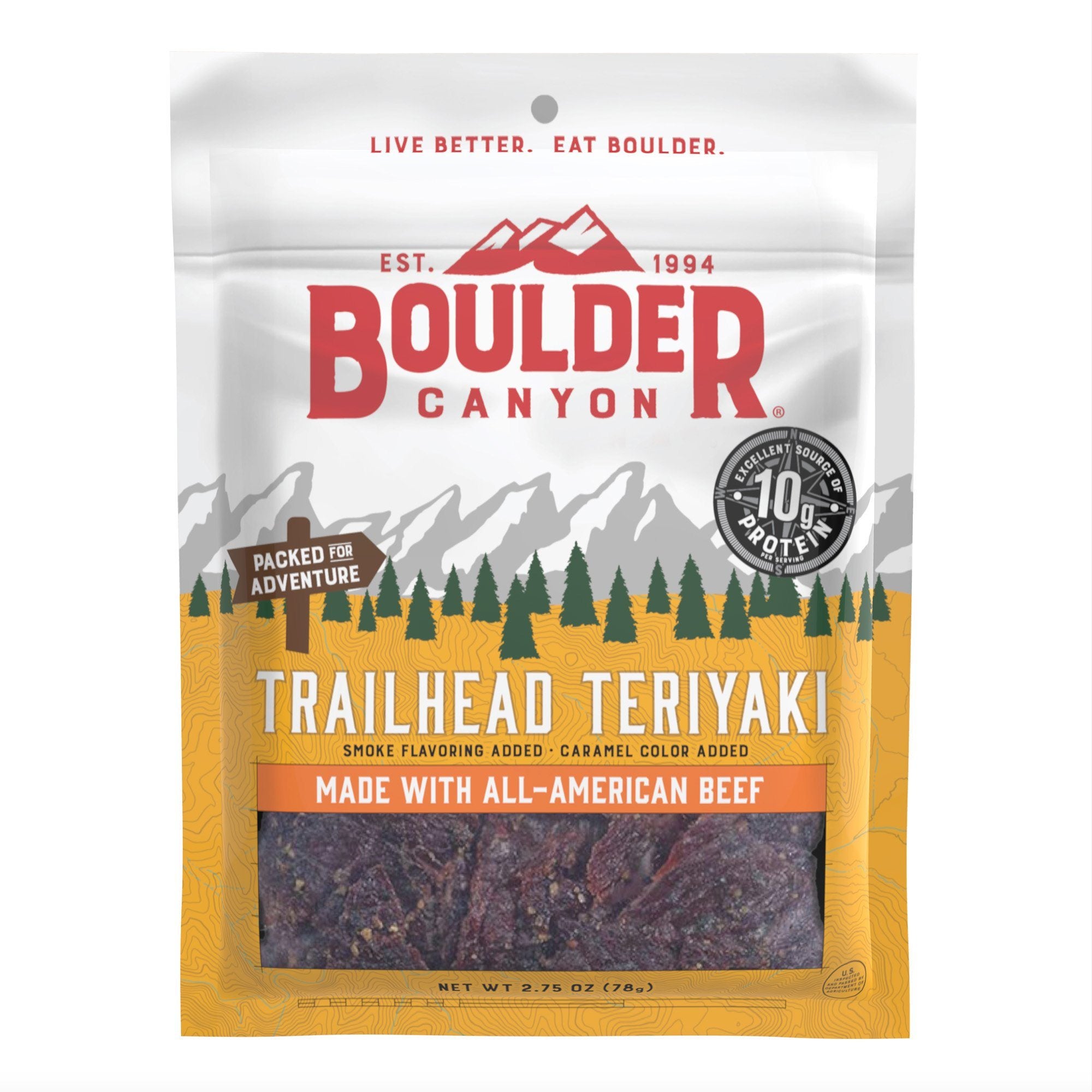 Boulder Canyon Beef Jerky Trailhead Teriyaki