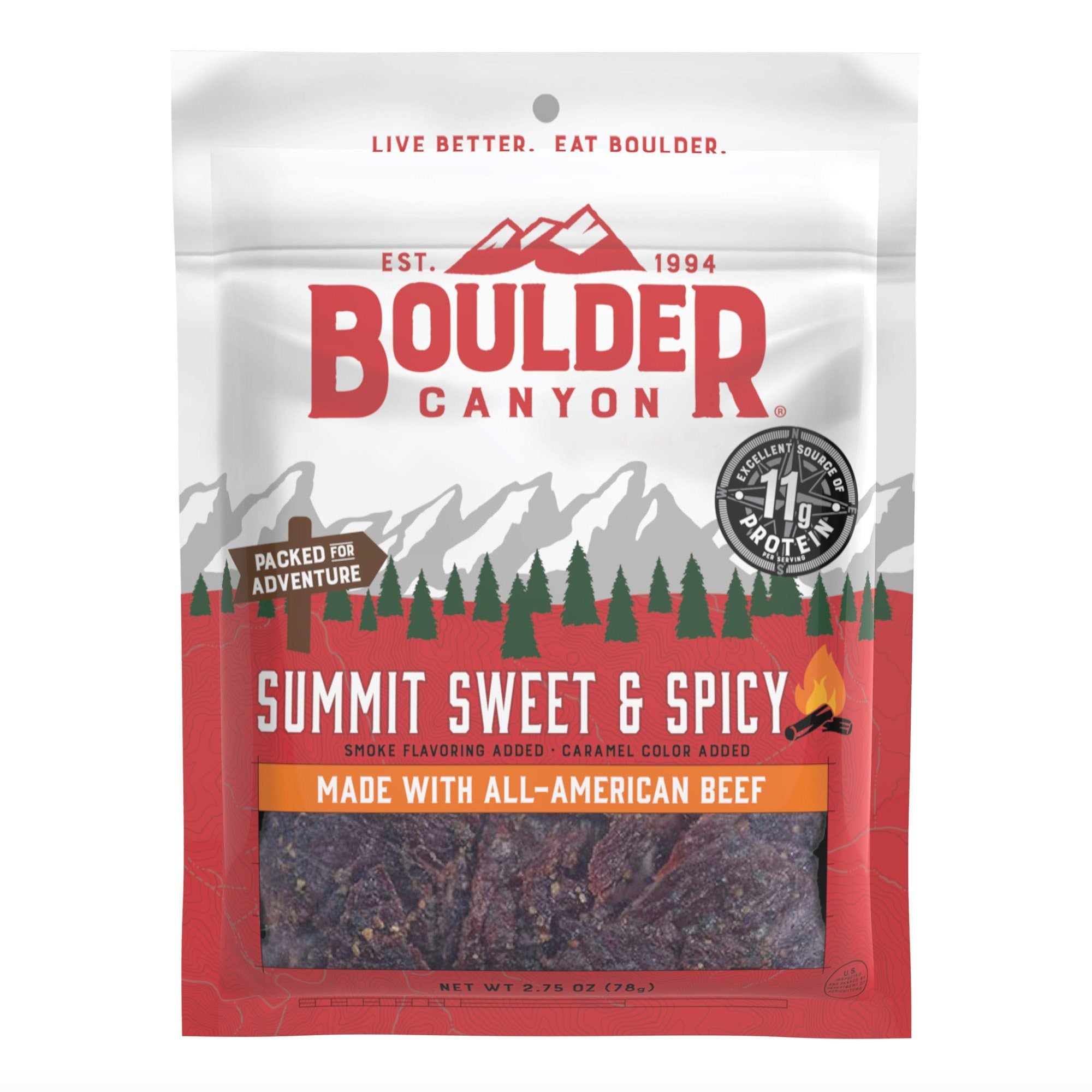 Boulder Canyon Beef Jerky Summit Sweet & Spicy