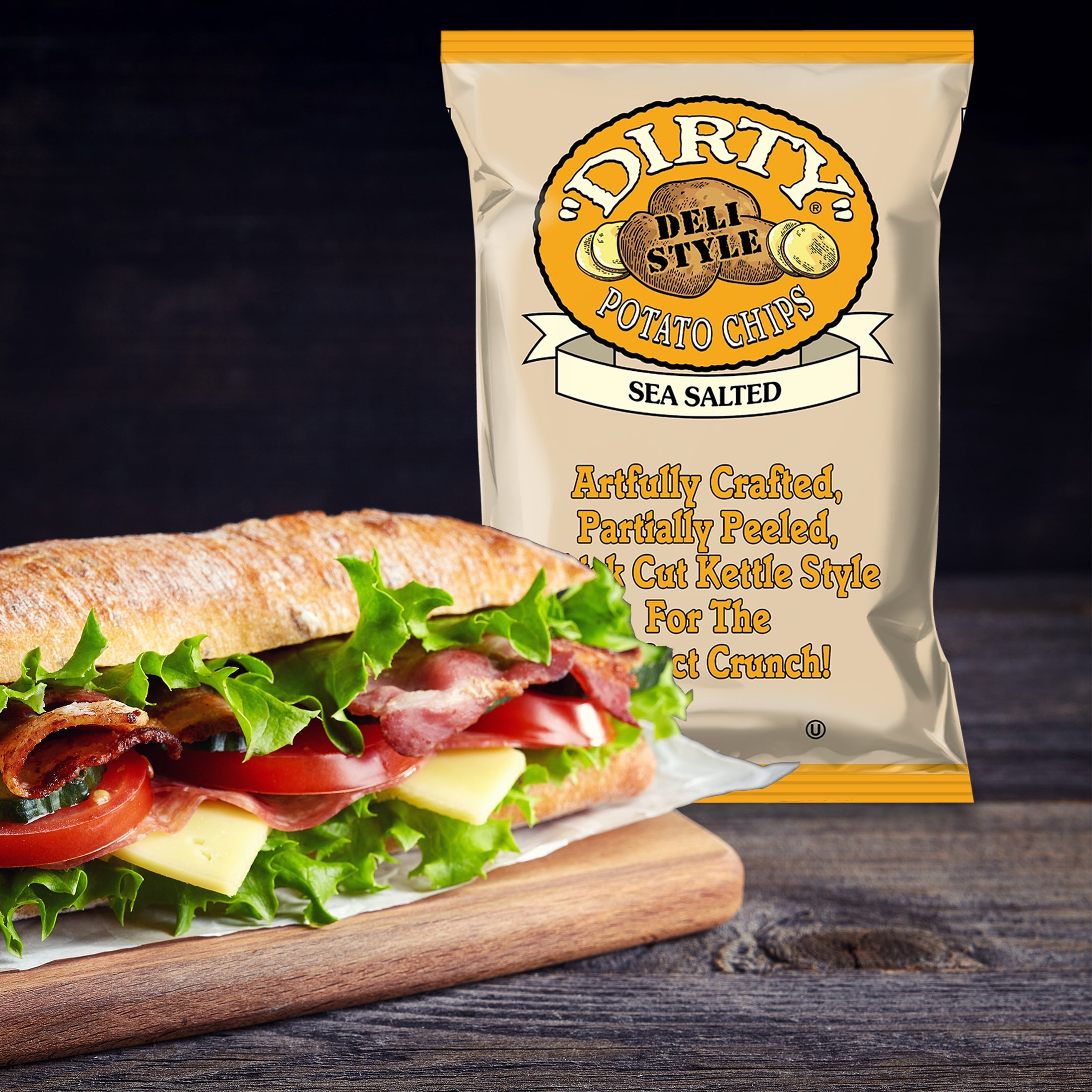 Dirty Kettle Style Potato Chips Sea Salted