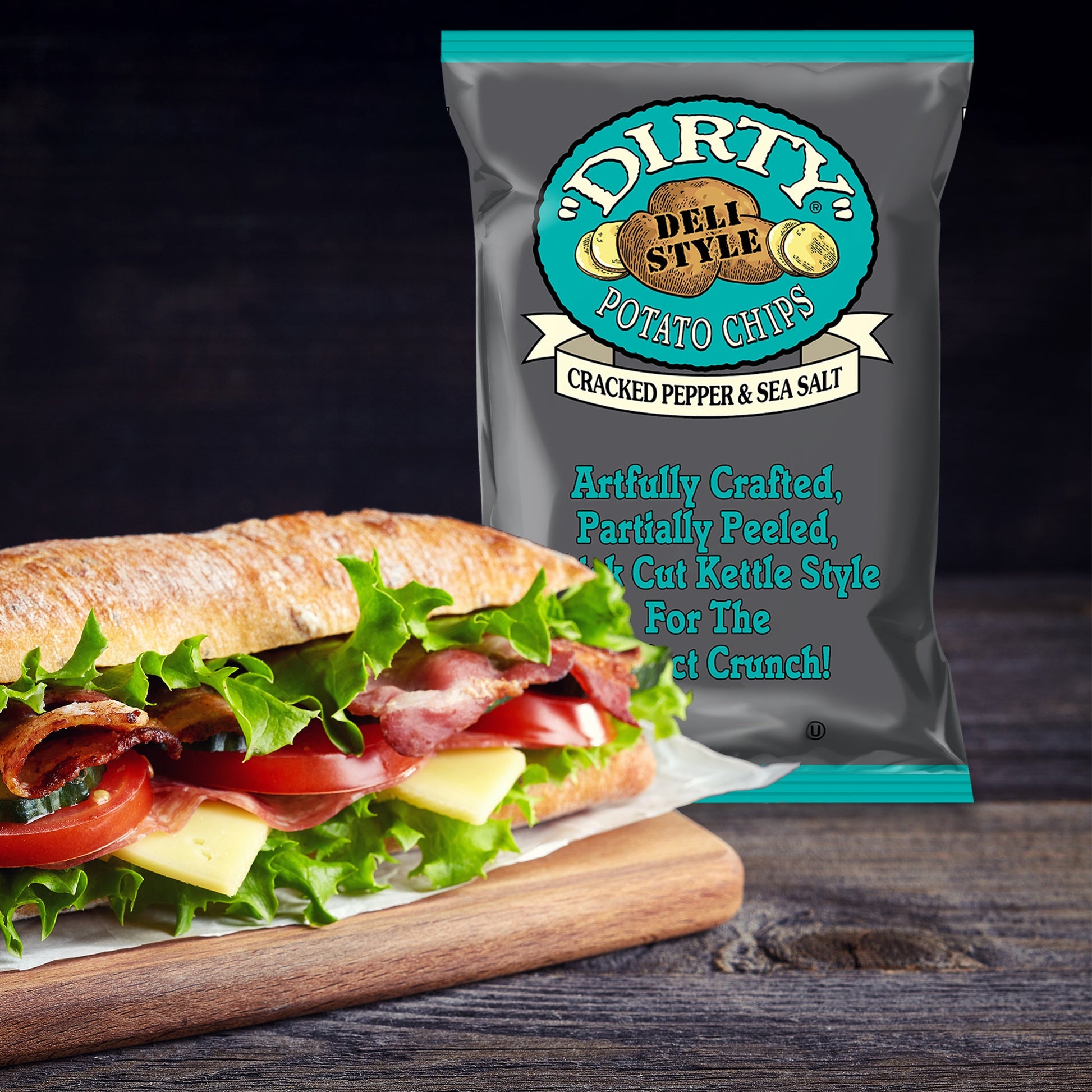 Dirty Kettle Style Potato Chips Cracked Pepper & Sea Salt