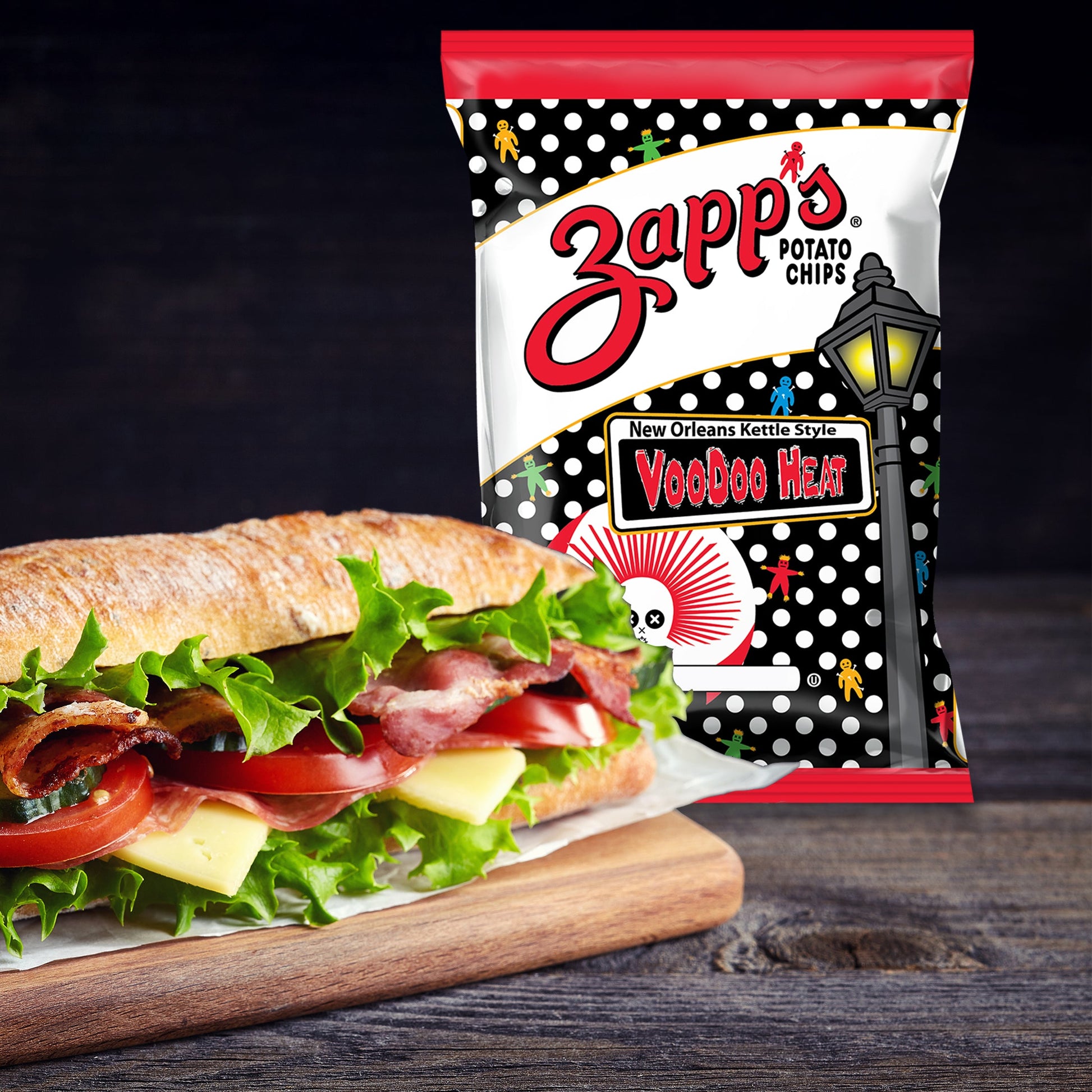 Zapp's Kettle Potato Chips Voodoo Heat