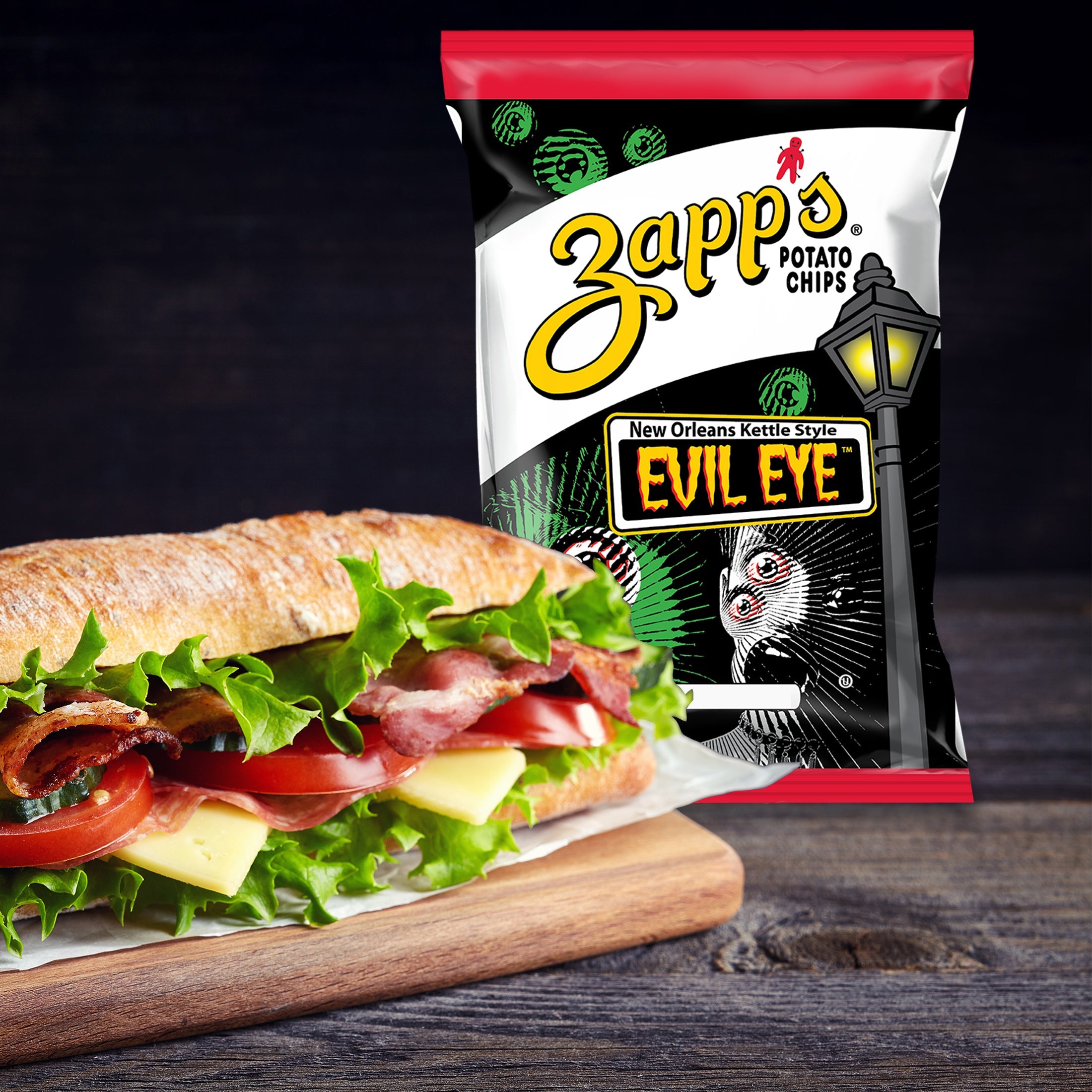 Zapp's Kettle Potato Chips Evil Eye