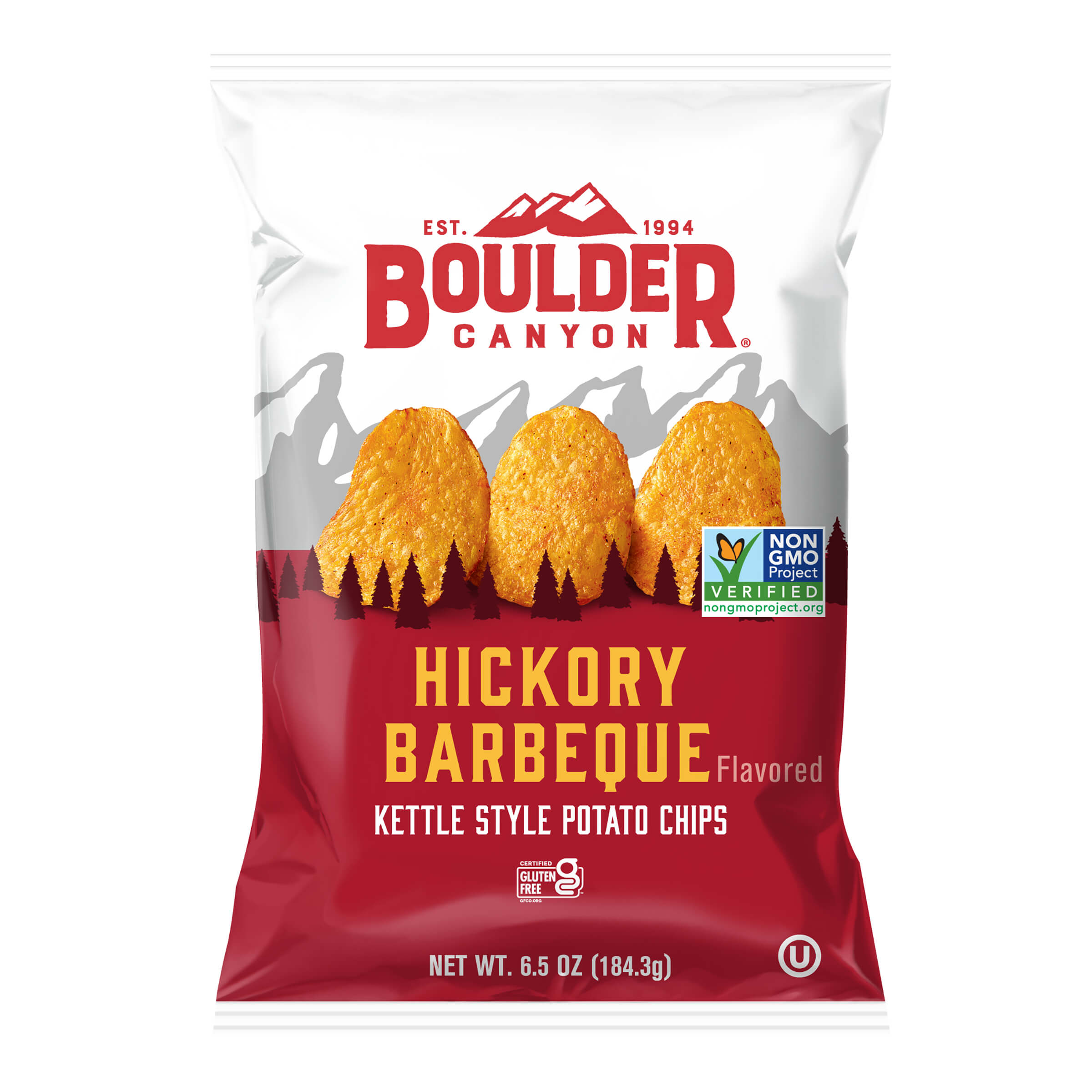 Boulder Canyon Kettle Potato Chips Hickory BBQ