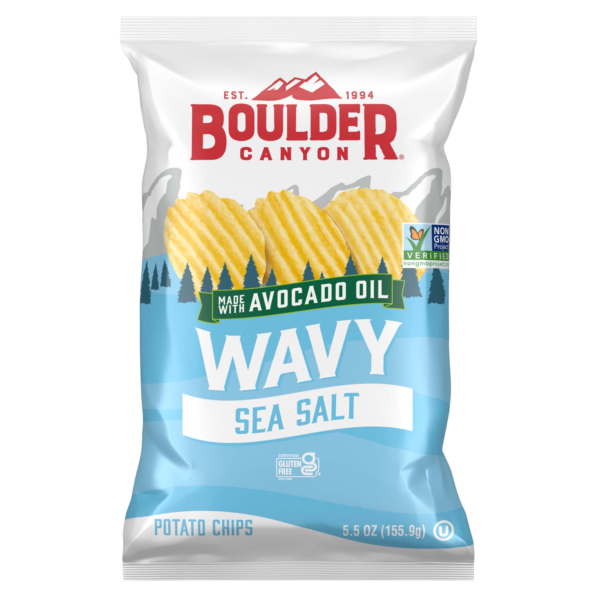 Boulder Canyon Wavy Sea Salt Potato Chips