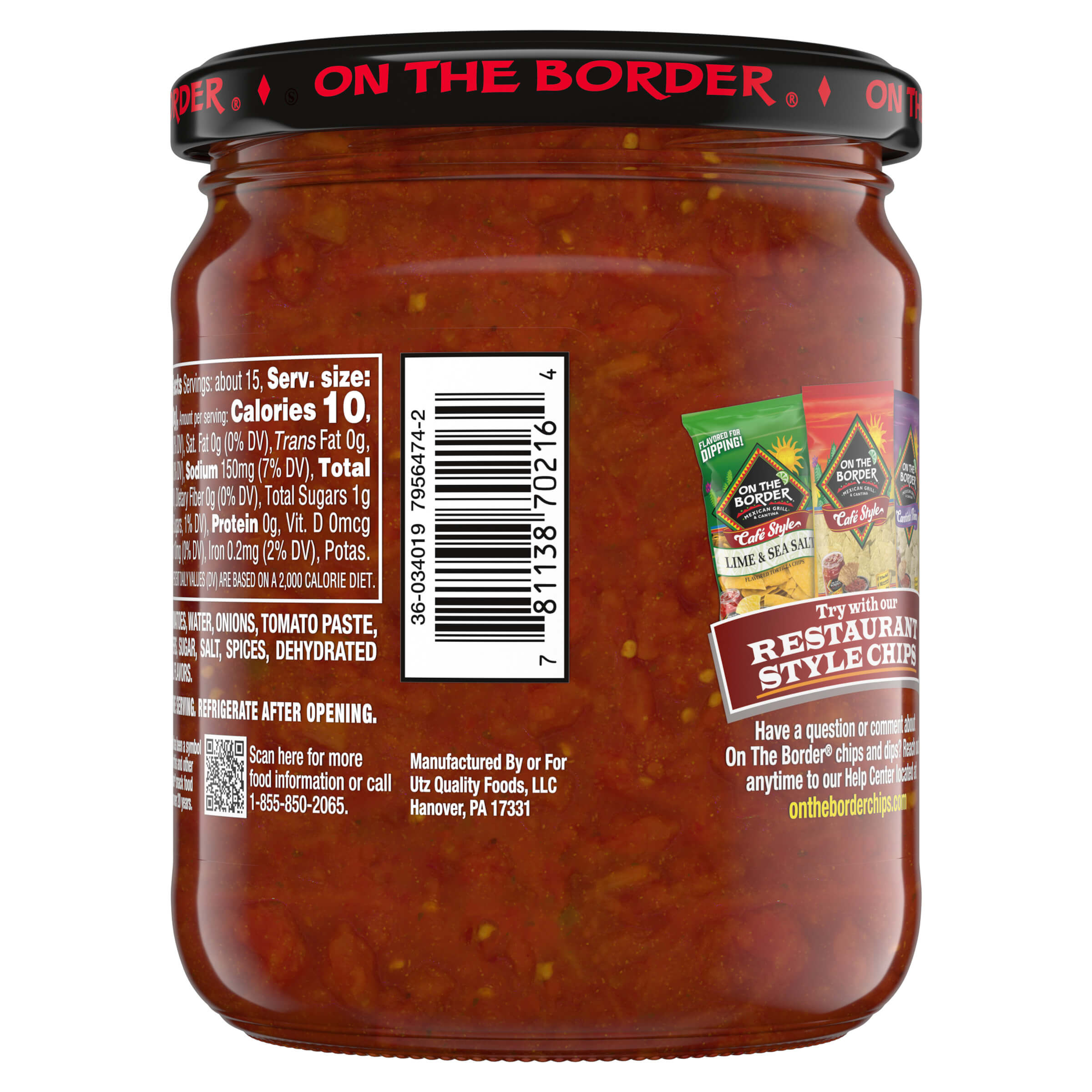 On The Border Salsa Hot