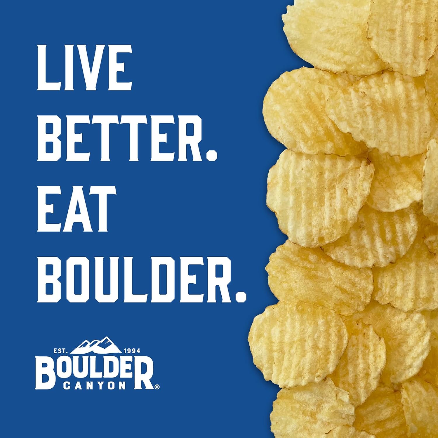 Boulder Canyon Kettle Potato Chips 60% Less Sodium