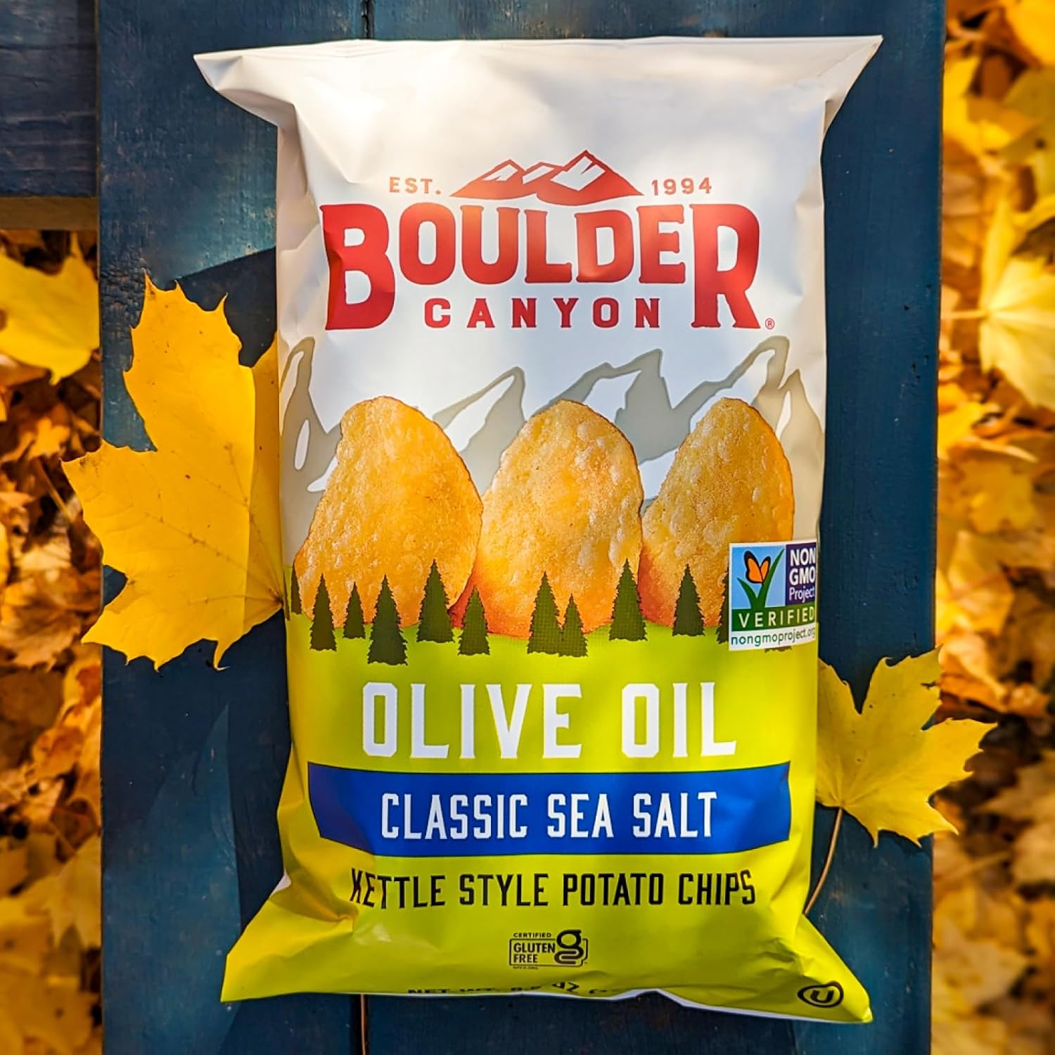 Boulder Canyon Kettle Potato Chips Olive Oil Sea Salt