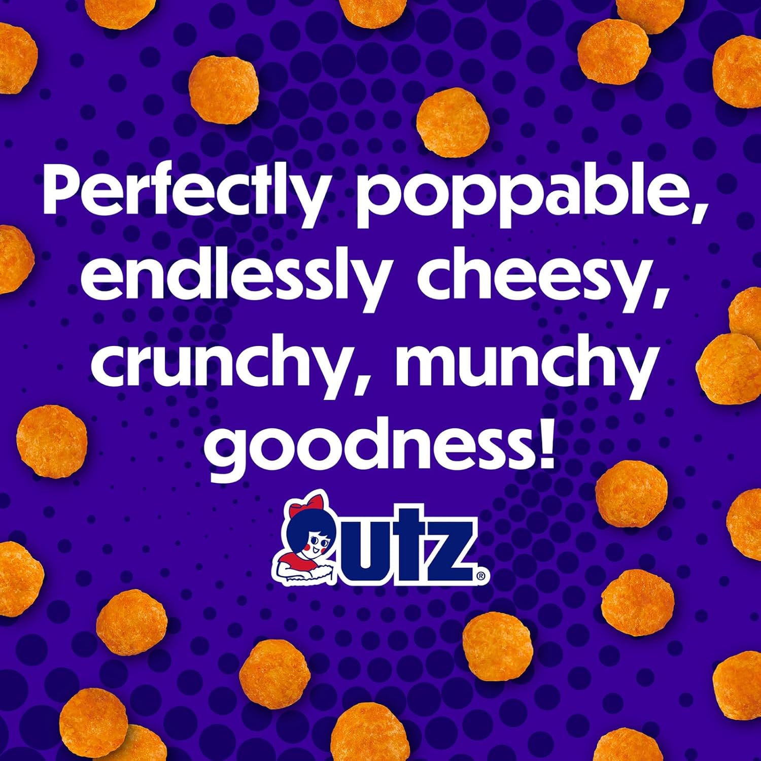 Utz Baked Cheddar Mini Cheese Balls