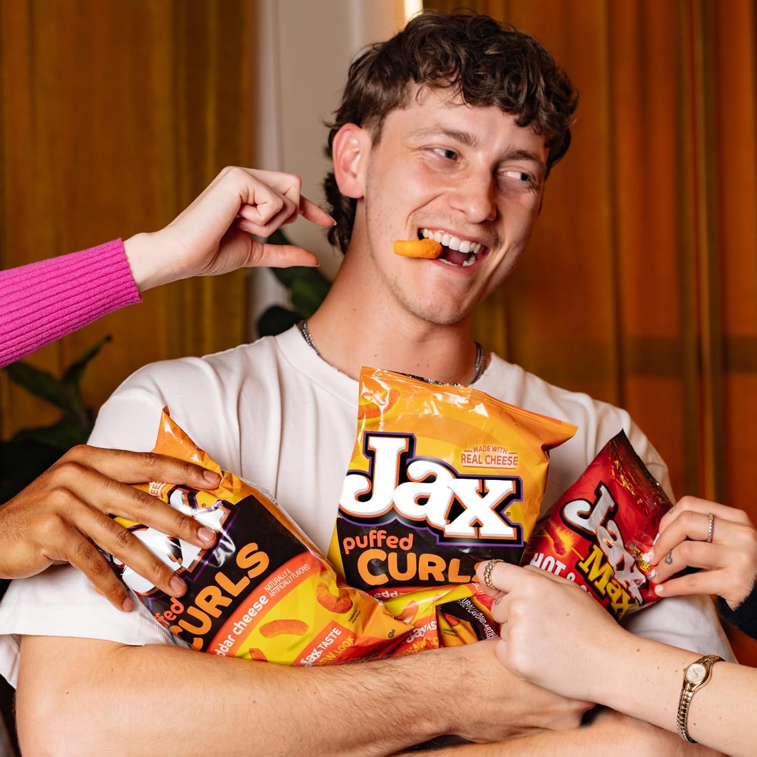 Jax Puffed Curls, Cheddar Cheese