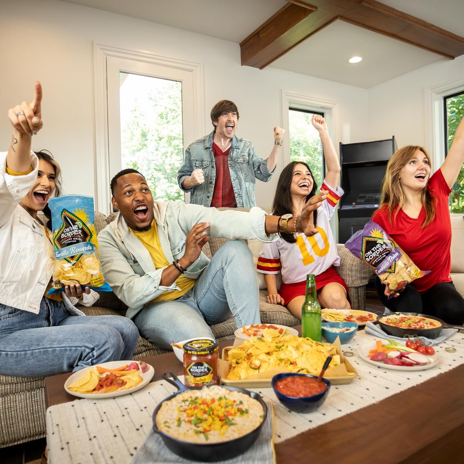 On The Border Tortilla Chips Fiesta Dippin' Chips