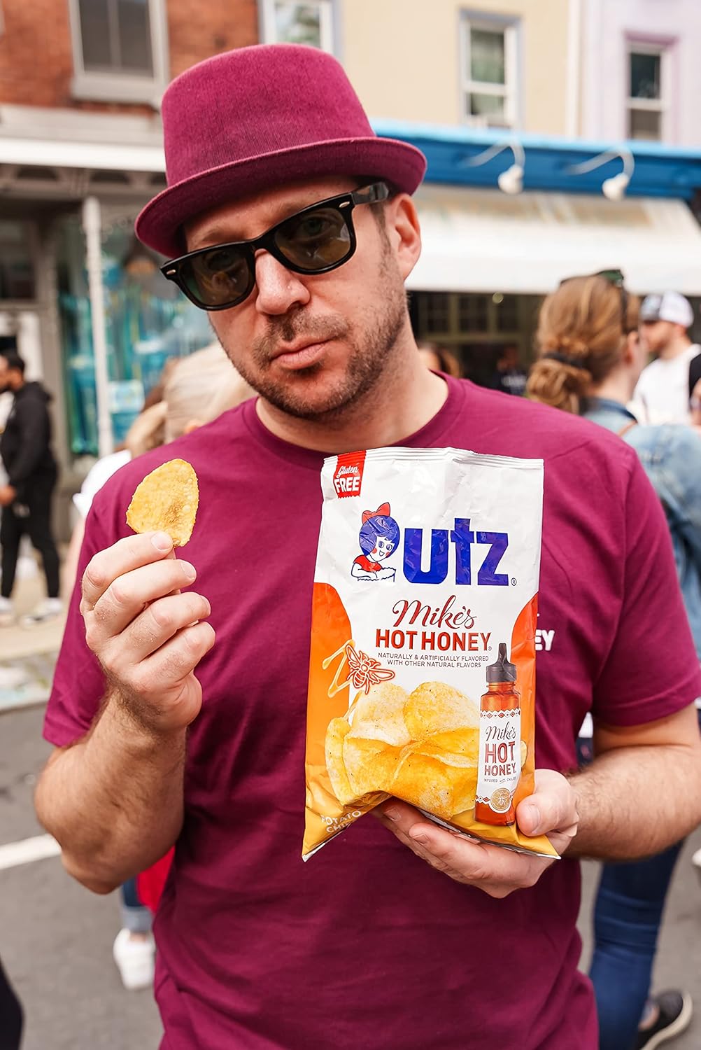 Utz Potato Chips Mike's Hot Honey