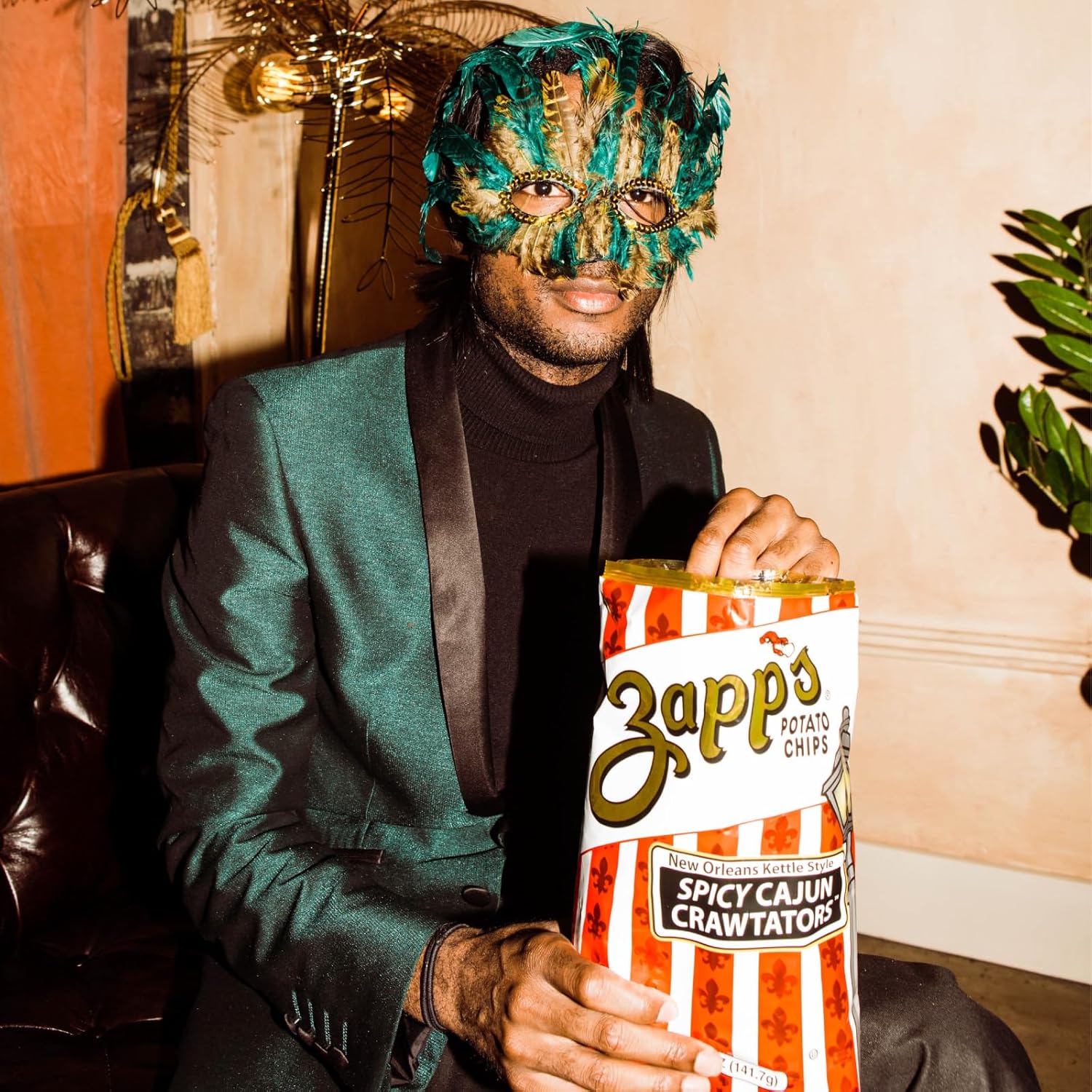 Zapp's Kettle Potato Chips Spicy Cajun Crawtators