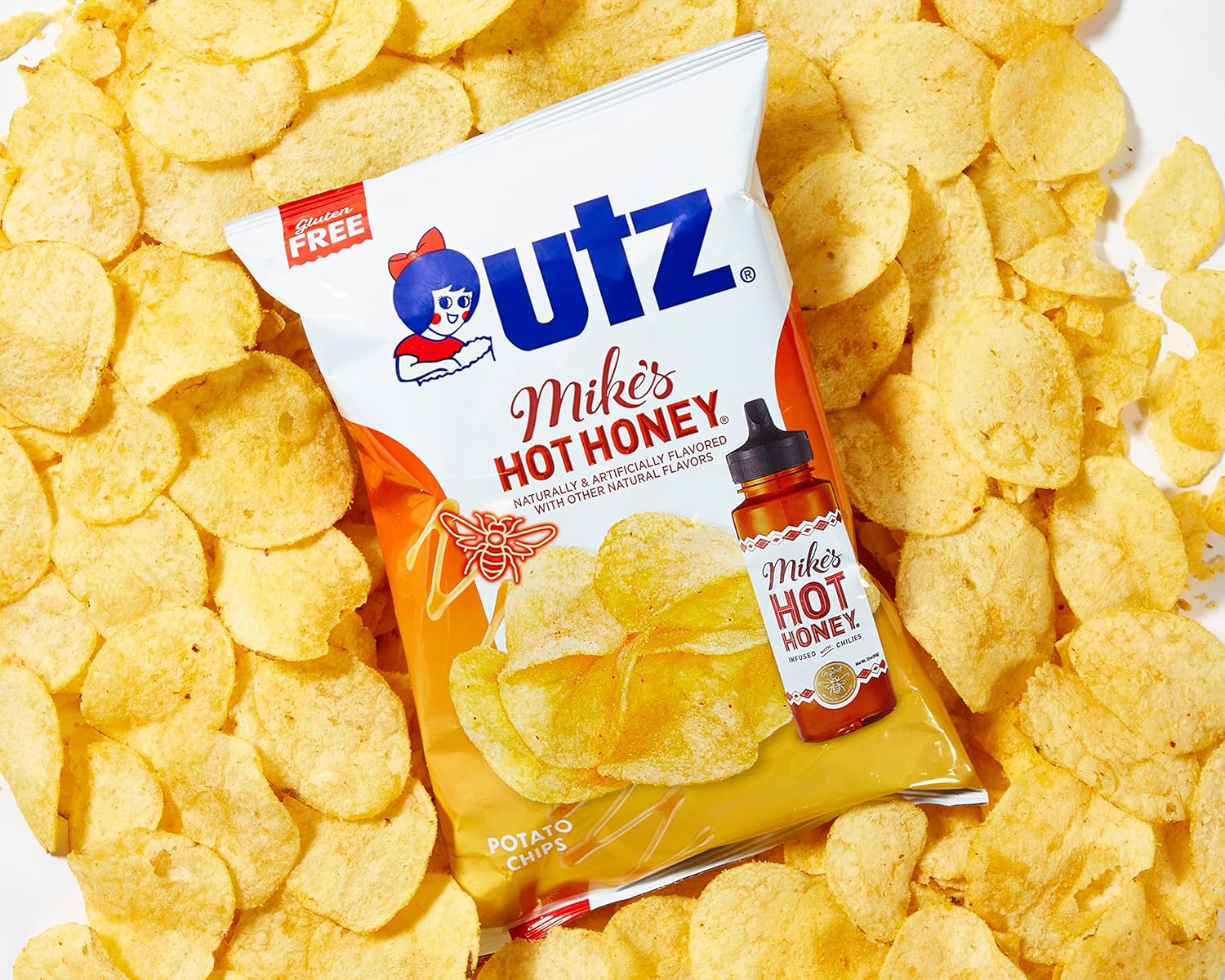 Utz Potato Chips Mike's Hot Honey