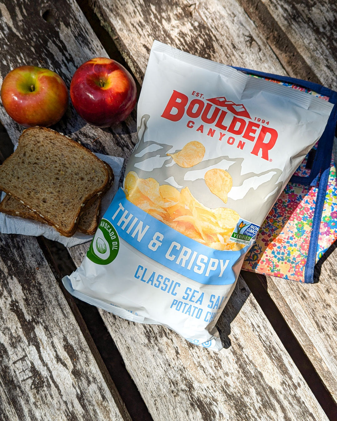 Boulder Canyon Potato Chips Thin & Crispy Avocado Oil Classic Sea Salt
