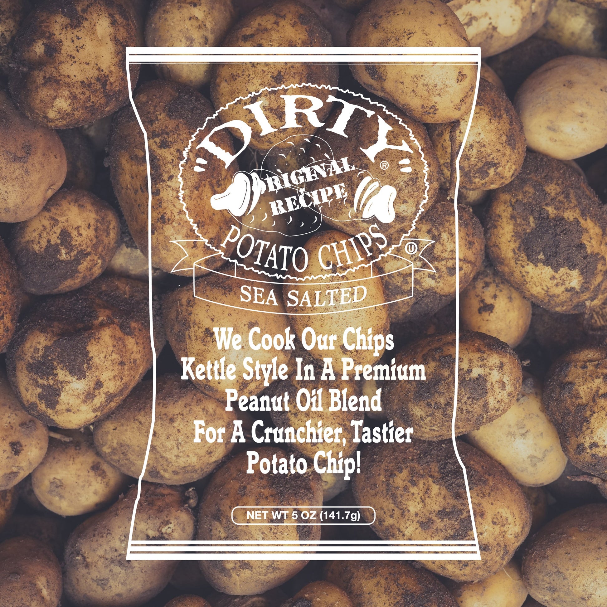 Dirty Kettle Style Potato Chips Sea Salted