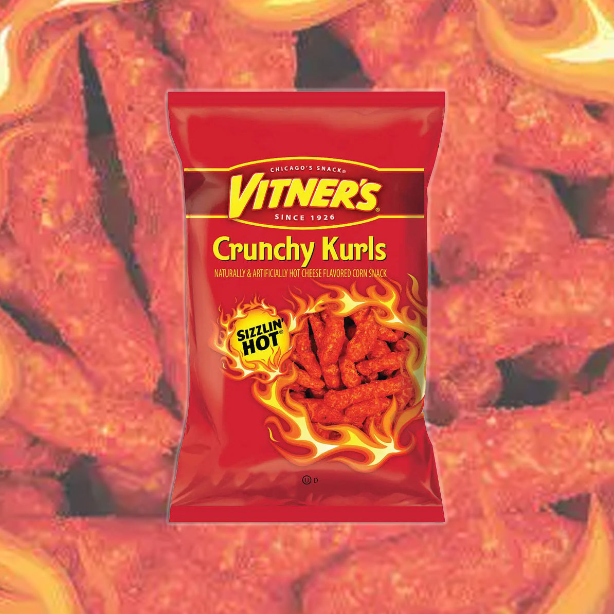Vitner's Sizzlin Hot Crunchy Kurls