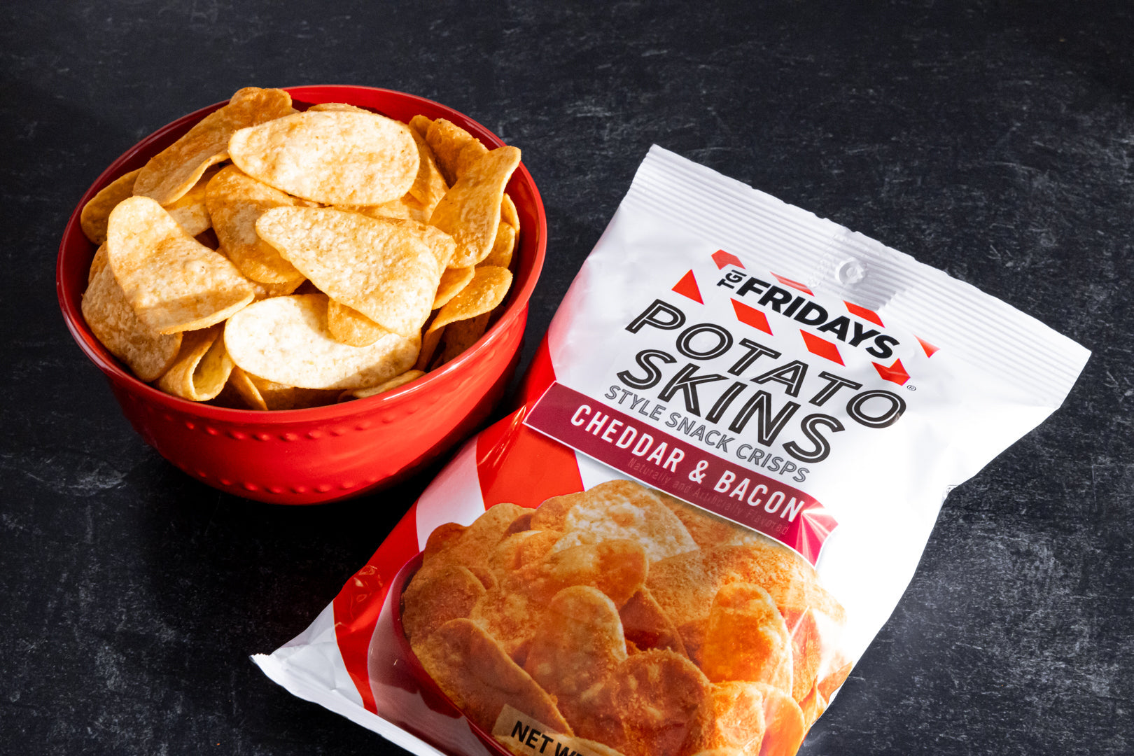 TGI Fridays Cheddar Bacon Potato Skins 3 oz