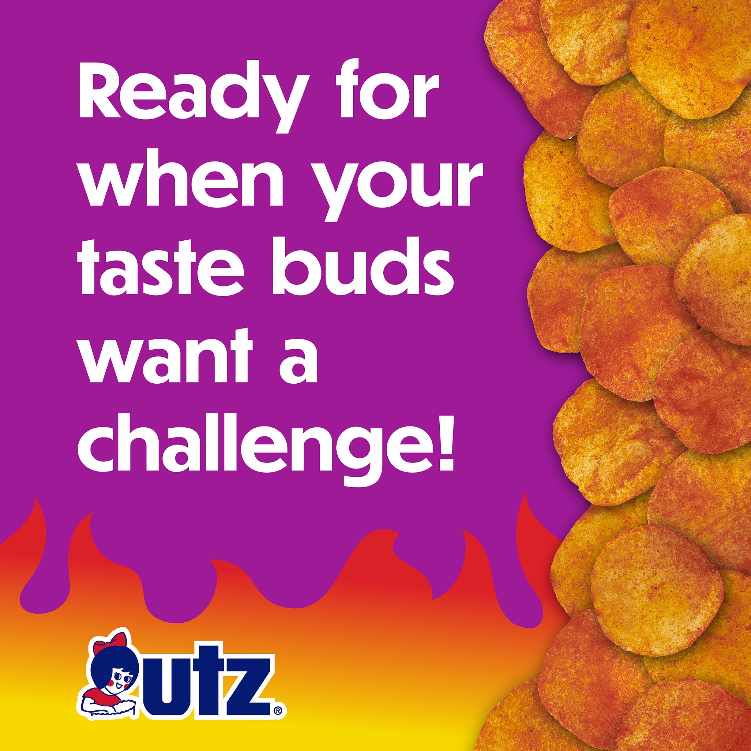 Utz Red Hot Potato Chips