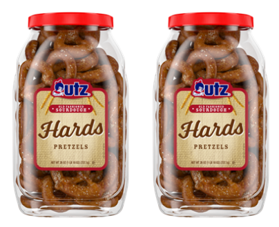 Utz Old Fashioned Sourdough Hards Pretzels Barrel