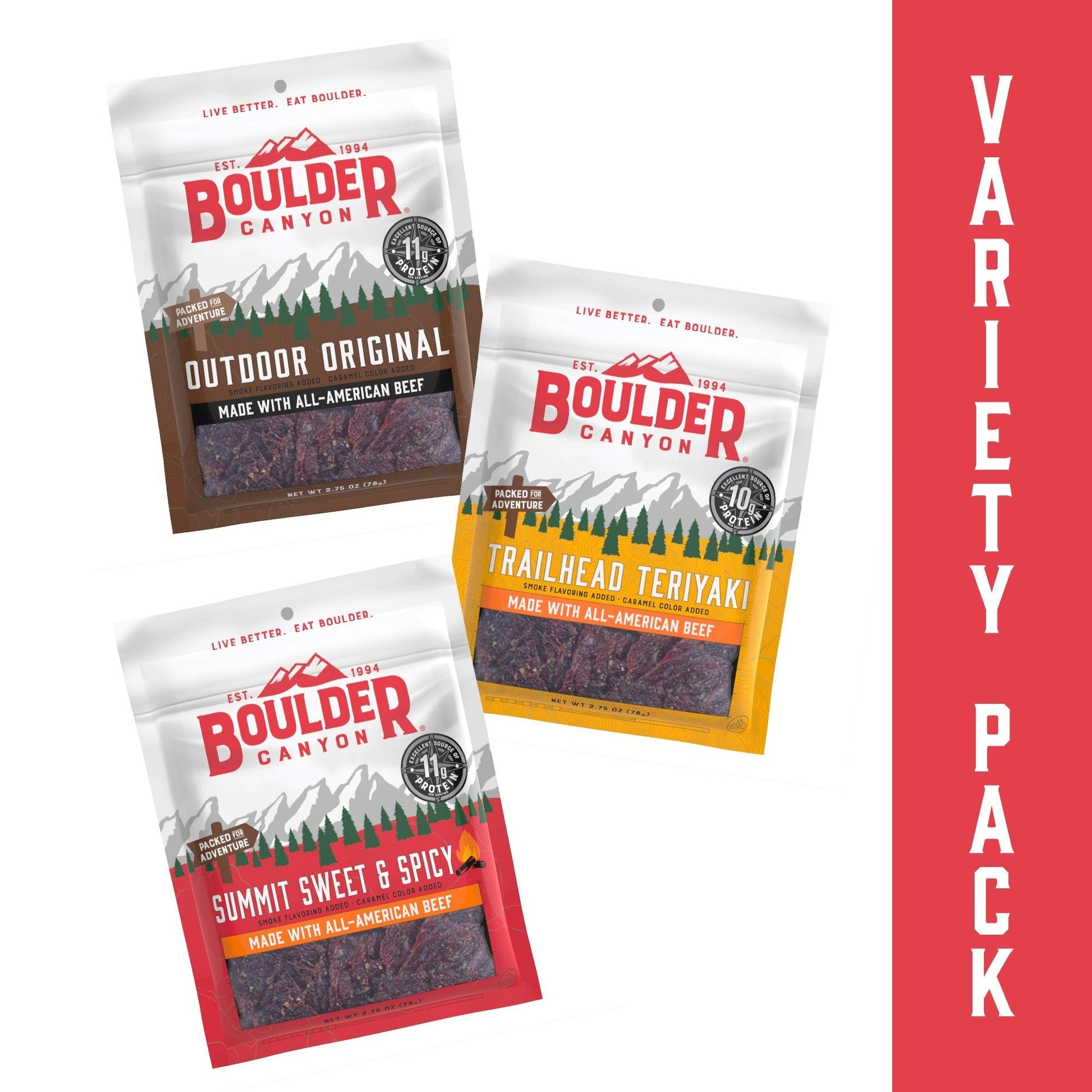 Boulder Canyon Beef Jerky Variety Pack