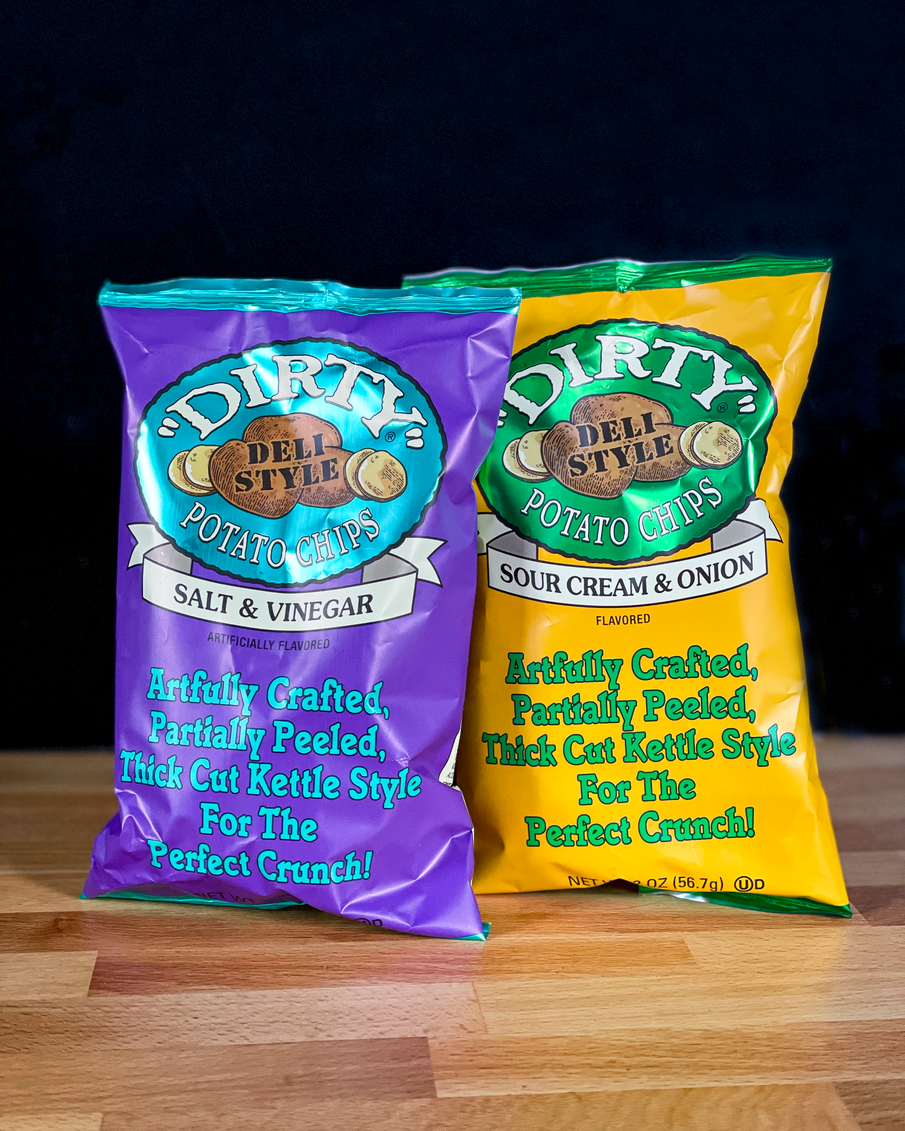 Dirty Kettle Style Potato Chips Salt & Vinegar